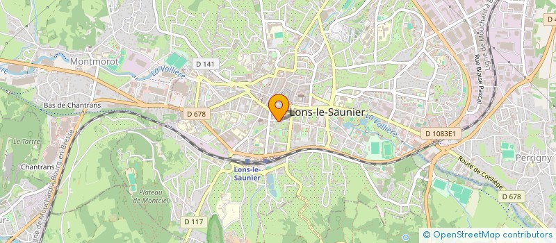 localisation de l'entreprise INDI LORIN  LONS-LE-SAUNIER