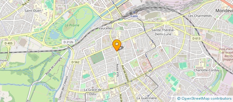 localisation de l'entreprise INDI MANGIN GILBERT ET ROLAND à CAEN