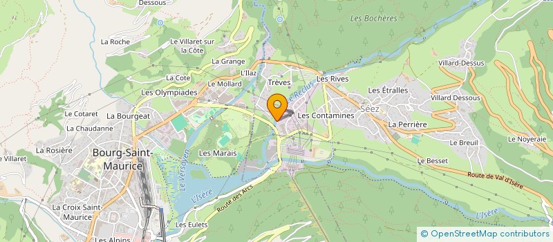 localisation de l'entreprise INDI MARANDEL ET GROSBOILLIOT  BOURG-SAINT-MAURICE