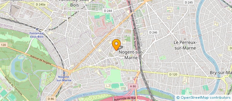 localisation de l'entreprise INDI MARION ET MARINIER  NOGENT-SUR-MARNE