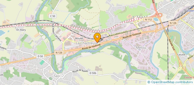 localisation de l'entreprise INDI MAS CABANAC  CASTRES