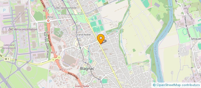 localisation de l'entreprise INDI MASSOL ROGER  BLAGNAC