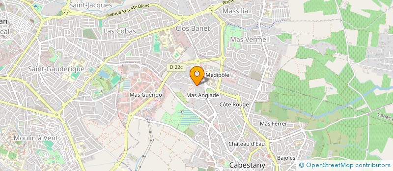 localisation de l'entreprise INDI MAUMILL MARTIN  CABESTANY