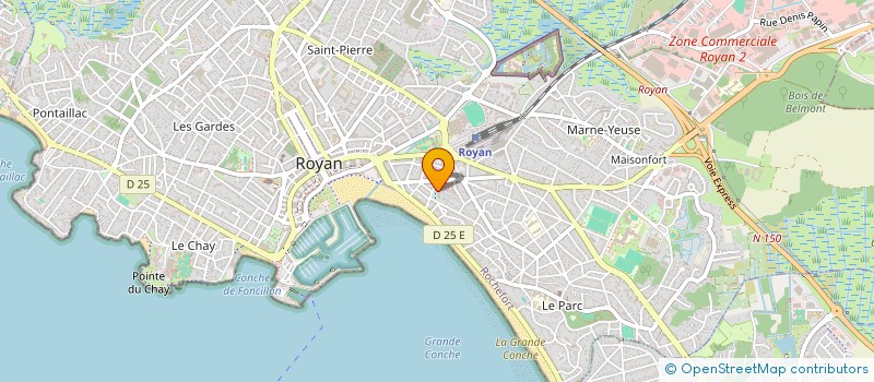 localisation de l'entreprise INDI MEYER JEAN LUC ET FRAPPIER CHANTAL  ROYAN