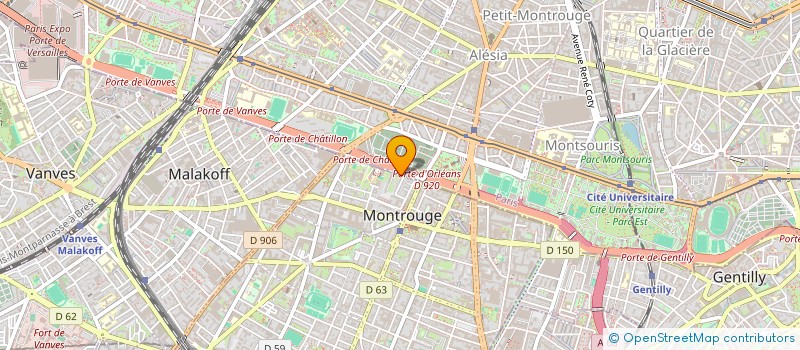 localisation de l'entreprise INDI MILON  MONTROUGE