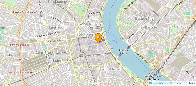 localisation de l'entreprise INDI MONBET J MONTERIER J MINO  BORDEAUX