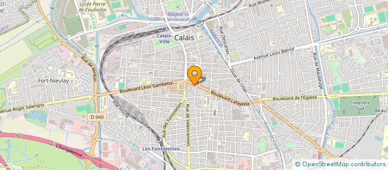 localisation de l'entreprise INDI MORILLON  CALAIS