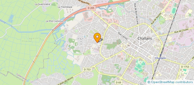 localisation de l'entreprise INDI MORNET ALBERT ET BERNARD à CHALLANS