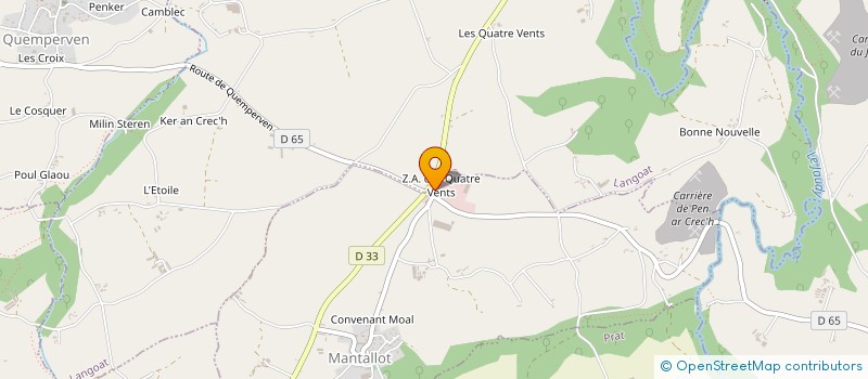 localisation de l'entreprise INDI-MORVAN  TROGUERY