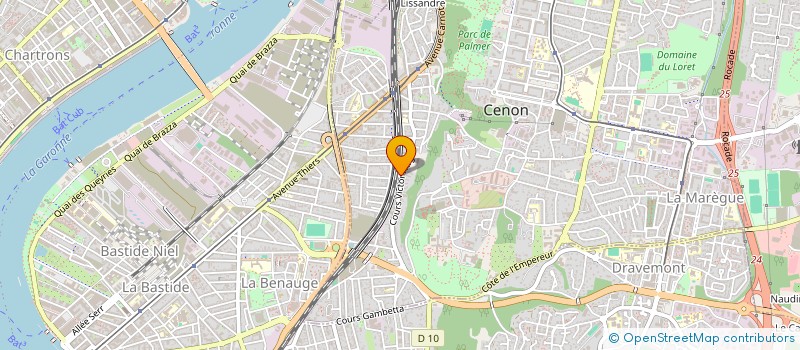 localisation de l'entreprise INDI MUR  CENON