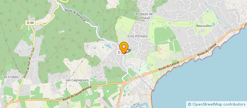 localisation de l'entreprise INDI MURRISCH à GRIMAUD
