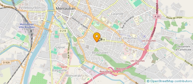 localisation de l'entreprise INDI NEGRE CHRISTOPHE ET MARIE  MONTAUBAN