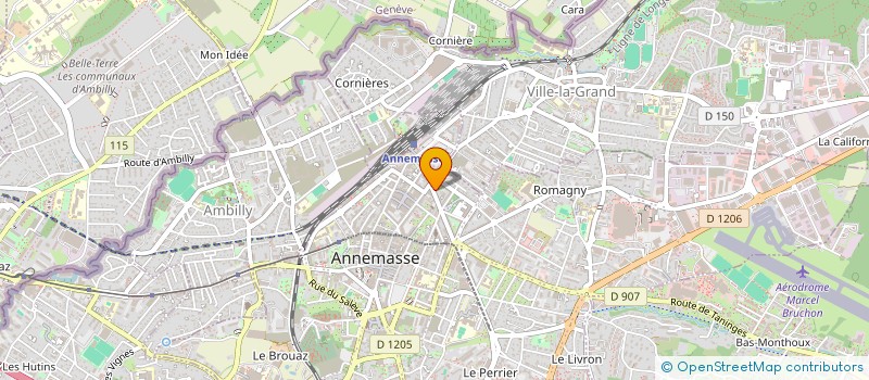 localisation de l'entreprise INDI NEURAZ ROGER ET EDMOND à ANNEMASSE