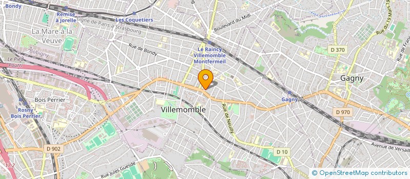 localisation de l'entreprise INDI NOBLE  VILLEMOMBLE