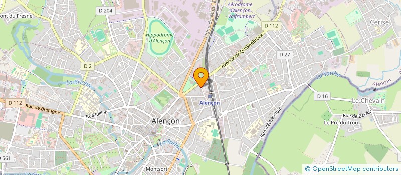 localisation de l'entreprise INDI NOIRE J JACQUES NOIRE MAR à ALENCON