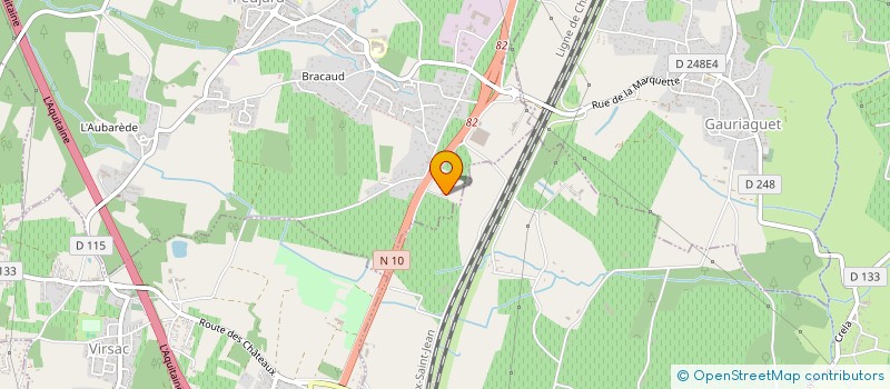 localisation de l'entreprise INDI PAILLET F.ET PORTES S.  PEUJARD