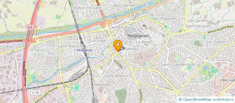 localisation de l'entreprise INDI PALUD à PERPIGNAN