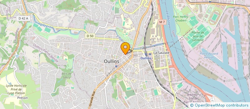 localisation de l'entreprise INDI PAPILLON  OULLINS-PIERRE-BENITE