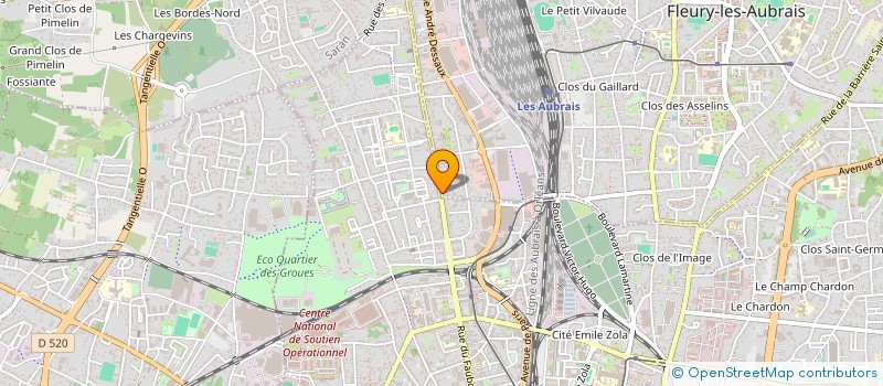 localisation de l'entreprise INDI PARE FRANCOIS à FLEURY LES AUBRAIS
