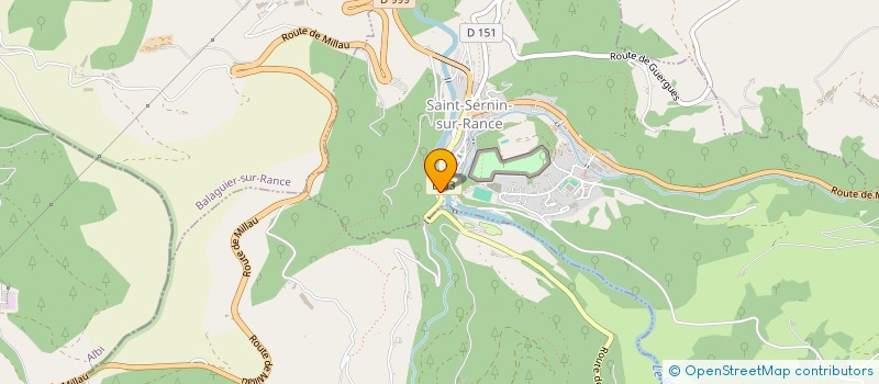 localisation de l'entreprise INDI PASTUREL JEAN ET GENEVIEV  BALAGUIER-SUR-RANCE