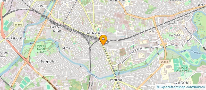 localisation de l'entreprise INDI PERCOT MICHEL ET CLAUDE  LE MANS