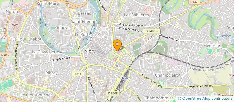 localisation de l'entreprise INDI PERRODEAU BOTON à NIORT