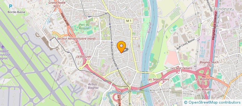 localisation de l'entreprise INDI PIPPPI ADRIEN MARIE NADIN  BLAGNAC