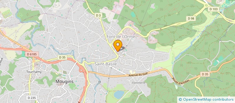 localisation de l'entreprise INDI POCHERON DAVAILLE à MOUGINS
