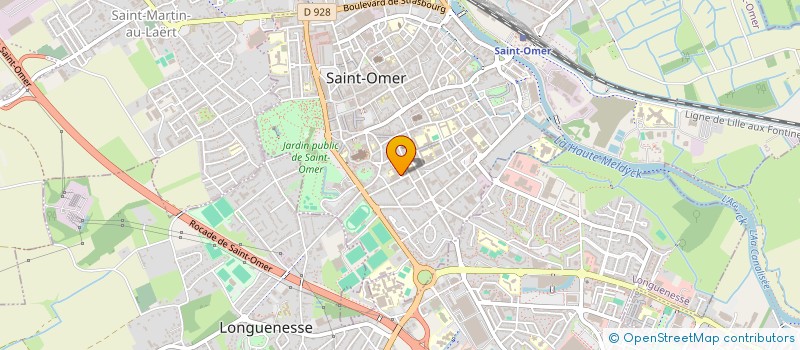 localisation de l'entreprise INDI POUPE PAUL FILS ET DELATT  SAINT-OMER