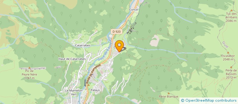 localisation de l'entreprise INDI POURCINE HABAROU MONTAGNE  CAUTERETS