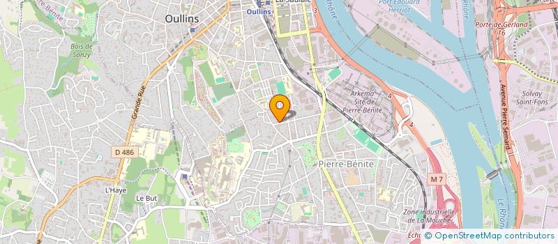 localisation de l'entreprise INDI PREVEL EMILE  OULLINS-PIERRE-BENITE