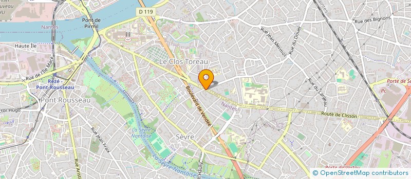 localisation de l'entreprise INDI RAGUIDEAU CLAUDE FERNAND à NANTES