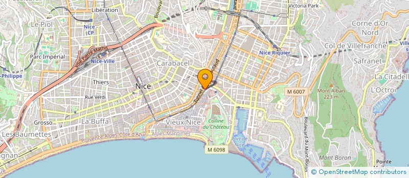 localisation de l'entreprise INDI RANDON à NICE