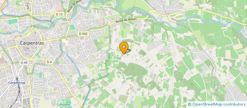 localisation de l'entreprise INDI RAYMOND COUSTON  CARPENTRAS