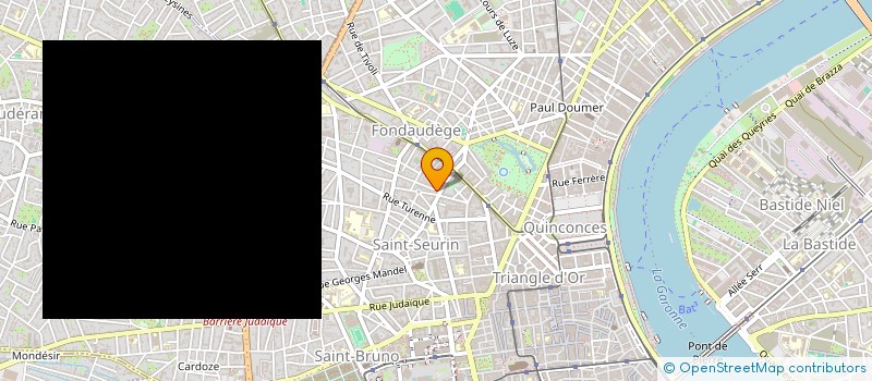 localisation de l'entreprise INDI RICKLIN PIERRE CHARBONNIE  BORDEAUX