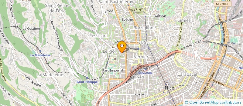 localisation de l'entreprise INDI RIFFATERE GEORGES à NICE