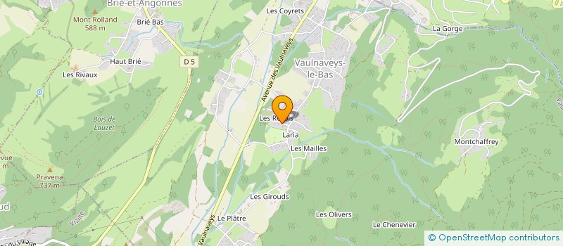 localisation de l'entreprise INDI RIPERT MARCEL ET TONIOLO  VAULNAVEYS-LE-HAUT