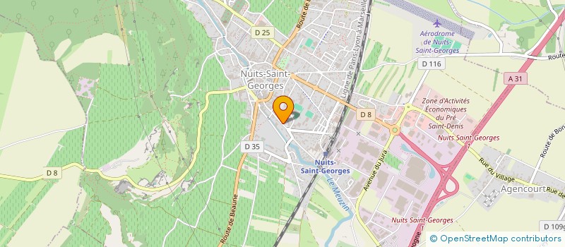 localisation de l'entreprise INDI ROLLET CHENEAU à NUITS-SAINT-GEORGES