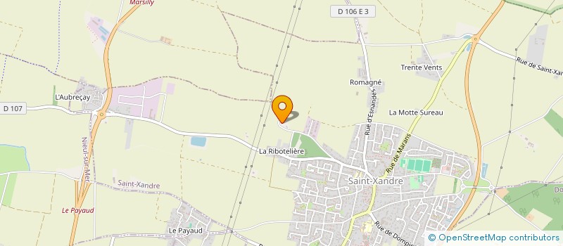 localisation de l'entreprise INDI ROUX  SAINT-XANDRE