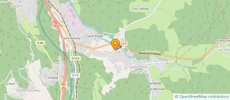 localisation de l'entreprise INDI ROUZAUD VIE à SAINT-PAUL-DE-JARRAT