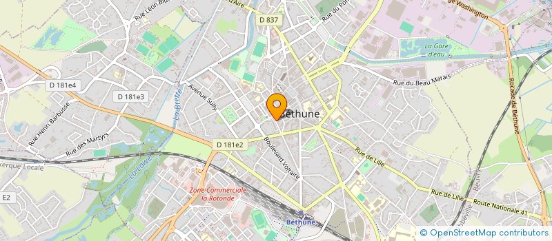 localisation de l'entreprise INDI SALOMON MARIE ANTOINETTE à BETHUNE