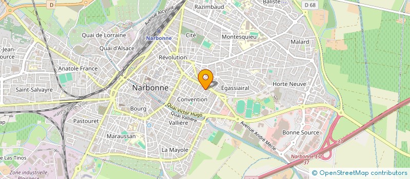 localisation de l'entreprise INDI SARDA ETIENNE  NARBONNE