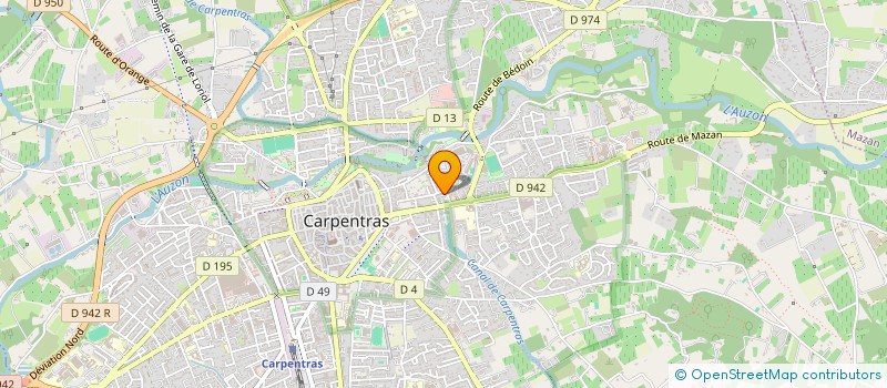 localisation de l'entreprise INDI SAUREL JEAN MARC ET BRUNO  CARPENTRAS