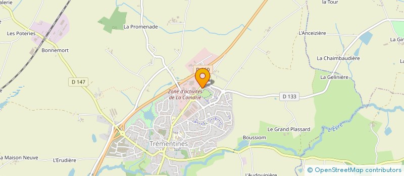 localisation de l'entreprise INDI SAUVETRE GERARD ET MAURIC  TREMENTINES