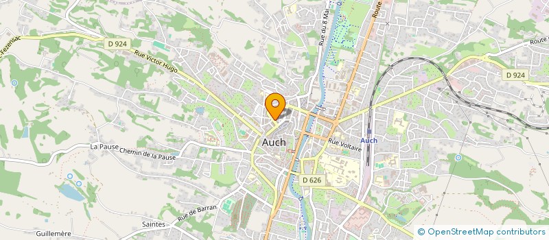 localisation de l'entreprise INDI SCI LOUIS BRAGATO DOMINIQUE à AUCH