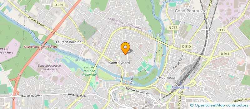 localisation de l'entreprise INDI SELLE YVONNE SELLE LUCIEN à ANGOULEME