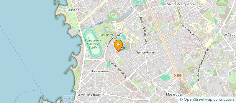 localisation de l'entreprise INDI SYGA à MARSEILLE