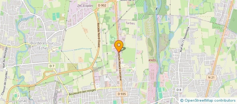 localisation de l'entreprise INDI TABACCHI ET COINCON  TARBES