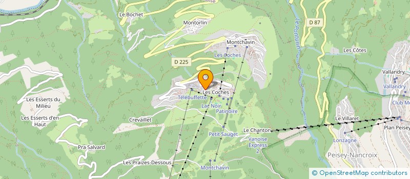 localisation de l'entreprise INDI TANCHOUX ET VALLEE à LA PLAGNE TARENTAISE