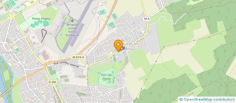 localisation de l'entreprise INDI THIEBAUT HOUOT  SAULXURES-LES-NANCY